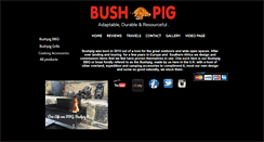 Desktop Screenshot of bush-pig.co.uk