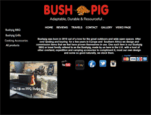 Tablet Screenshot of bush-pig.co.uk